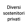 diversi sostenitori privati